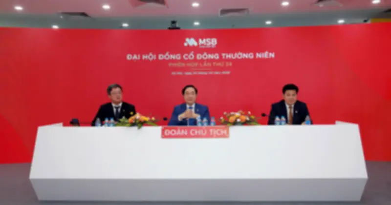 MSB đặt mục tiêu lợi nhuận 8.000 tỉ đồng, tăng vốn lên 37.440 tỉ đồng