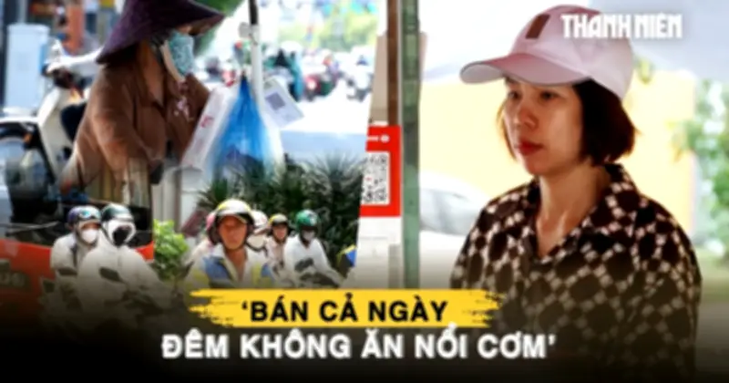 Mưu sinh giữa 'chảo lửa' TP.HCM: Lao động ngoài trời gồng mình chống nắng nóng gay gắt