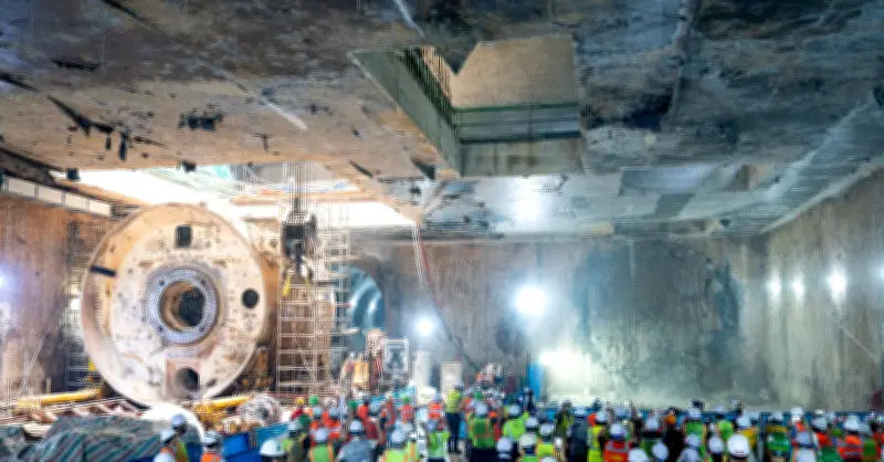 Máy đào hầm Tạo Bảo vệ đích nội thông toàn tuyến ngầm metro Nhổn - Ga Hà Nội