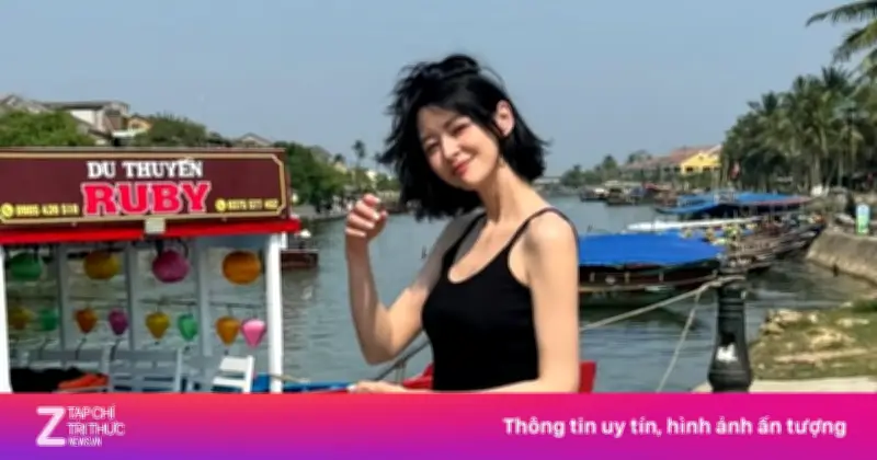 Nữ diễn viên Itaewon Class Kwon Nara đội nón lá, khám phá Hội An trong hạnh phúc