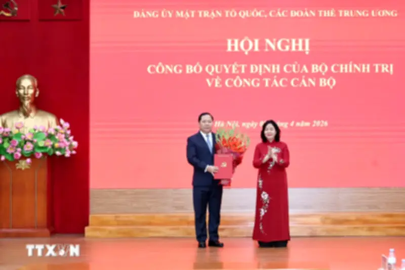 Đồng chí Nguyễn Phi Long được bầu làm Phó Bí thư Thường trực Đảng ủy Mặt trận Tổ quốc