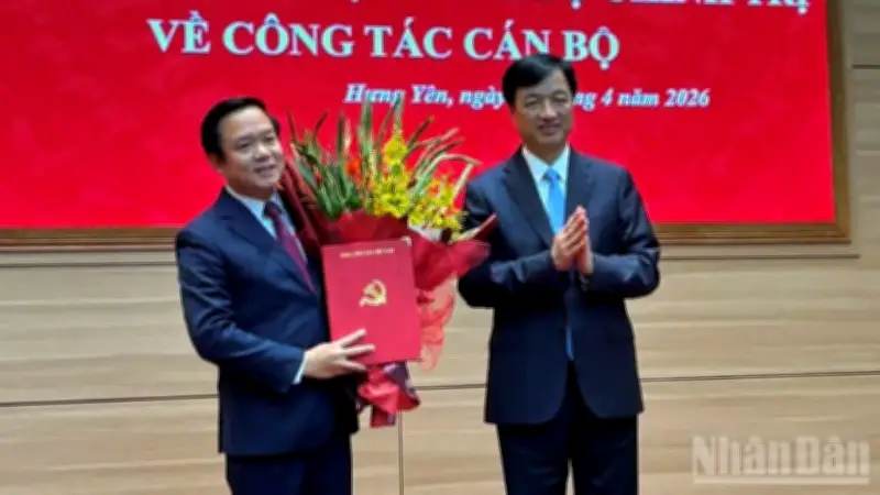 Đồng chí Phạm Quang Ngọc chính thức nhận nhiệm vụ Bí thư Tỉnh ủy Hưng Yên nhiệm kỳ 2025-2030