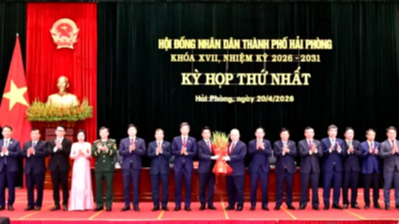 Đồng chí Đỗ Thành Trung được bầu làm Chủ tịch UBND TP Hải Phòng nhiệm kỳ 2026-2031