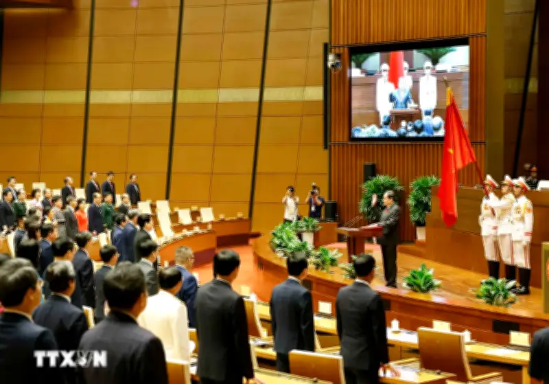 Đồng chí Trần Thanh Mẫn tuyên thệ nhậm chức Chủ tịch Quốc hội khóa XVI