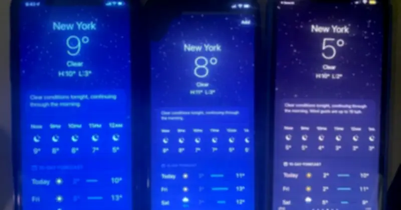 Ứng dụng Thời tiết iPhone gây hoang mang vì dự báo lệch, người dùng cần cảnh giác