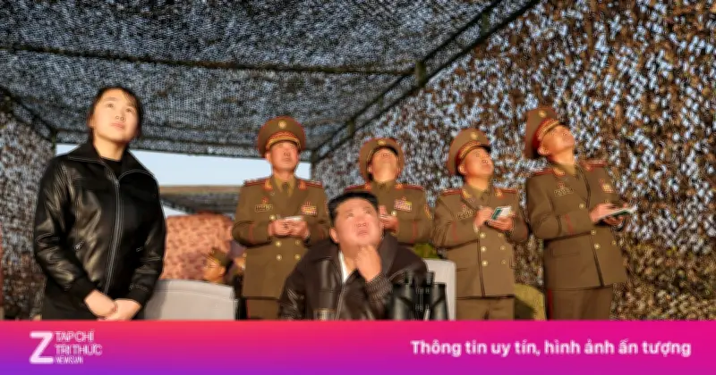 Ông Kim Jong Un Cùng Con Gái Giám Sát Thử Nghiệm Tên Lửa Đầu Đạn Chùm