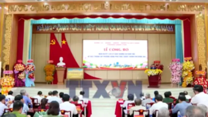 Đồng Nai công bố thành lập 9 phường mới