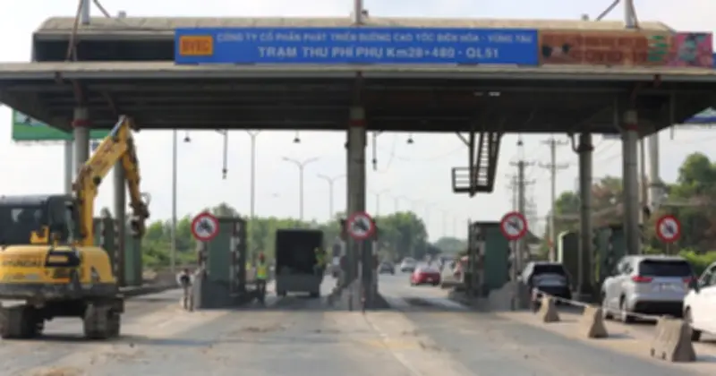 Đồng Nai Tháo Dỡ Hai Trạm Thu Phí BOT Trên Quốc Lộ 51 Để Đảm Bảo An Toàn Giao Thông