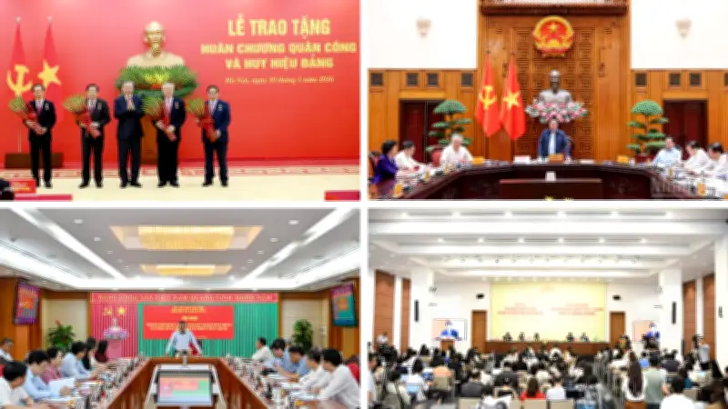 Đảng, Nhà nước trao huân chương cao quý cho lãnh đạo cấp cao