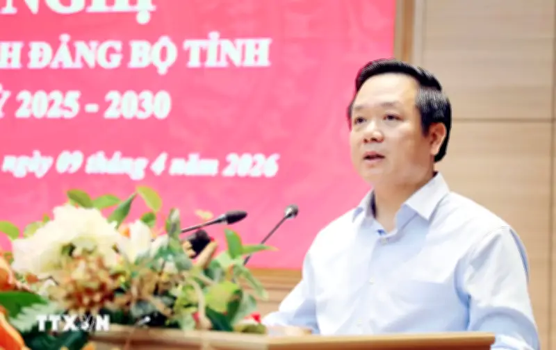 Ông Phạm Quang Ngọc được bầu giữ chức Bí thư Tỉnh ủy Hưng Yên nhiệm kỳ mới