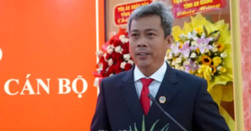 Ông Thái Rết được bổ nhiệm Chánh án TAND tỉnh An Giang