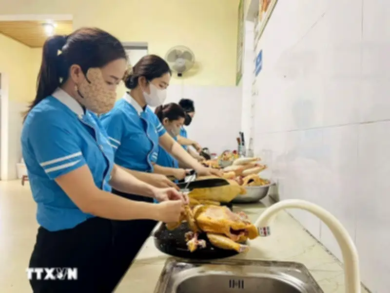 Nghệ An siết chặt quản lý bếp ăn bán trú, đảm bảo an toàn từ gốc đến ngọn