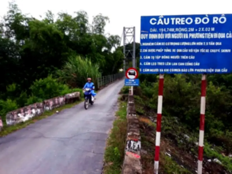 Nghe An tạm dừng lưu thông qua cầu treo do rơ đe dọa an toàn, khẩn trương sửa chữa