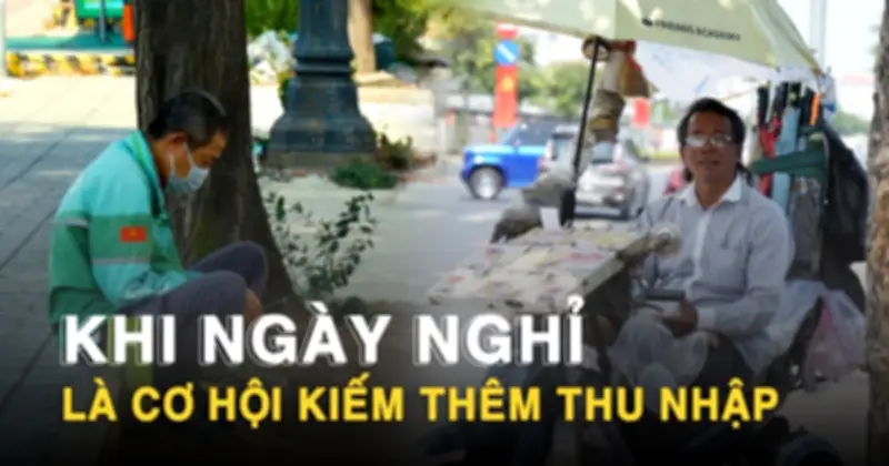 Người lao động TP.HCM bám trụ ngày lễ Giỗ Tổ Hùng Vương kiếm thêm thu nhập