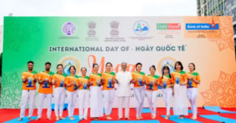 Ngày Quốc tế Yoga 2025 tại TP.HCM: Sự kiện văn hóa Ấn Độ lan tỏa thông điệp sức khỏe