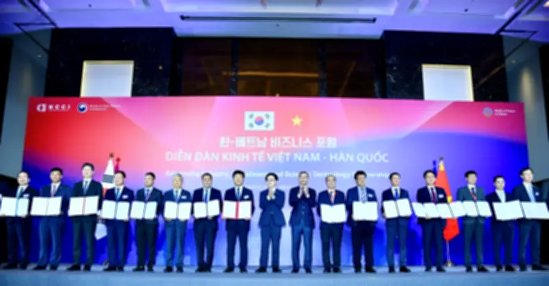 Nâng cao quan hệ đối tác công nghiệp, đầu tư và khoa học công nghệ Việt Nam - Hàn Quốc