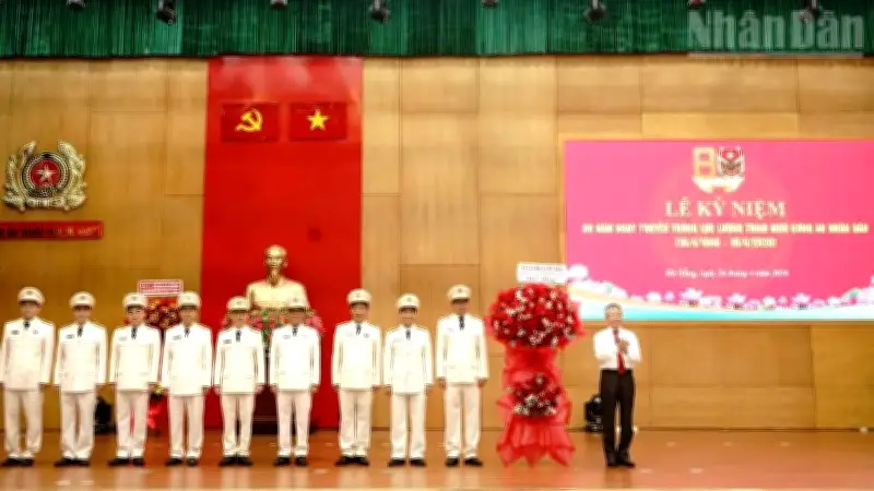 Đà Nẵng kỷ niệm 80 năm lực lượng Tham mưu Công an, đánh dấu bước ngoặt hợp nhất