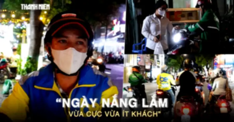 Nắng nóng cực đoan, tài xế công nghệ TP.HCM chuyển sang chạy đêm để tránh nóng