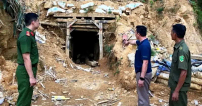 Đà Nẵng quyết liệt truy quét khai thác vàng trái phép tại Hố Nước, xã Thạnh Bình