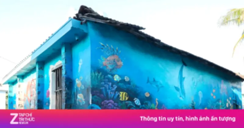 Đảo An Bình Lý Sơn khoác áo mới với sơn xanh Dulux, thu hút du khách