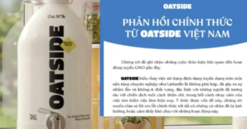 Oatside Việt Nam gây tranh cãi với chiến dịch tuyển 'CMO 4 tuổi', phải chính thức xin lỗi