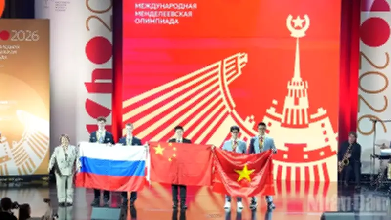 Đoàn Việt Nam xuất sắc giành 2 HCV, 2 HCB tại Olympic Hóa học quốc tế Mendeleev