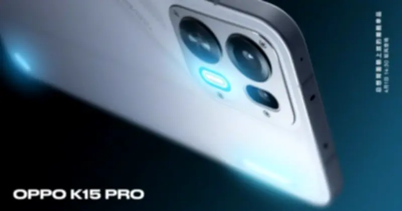 OPPO K15 Pro Sắp Ra Mắt: Pin 7.500mAh, Quạt Tản Nhiệt Cho Game Thủ