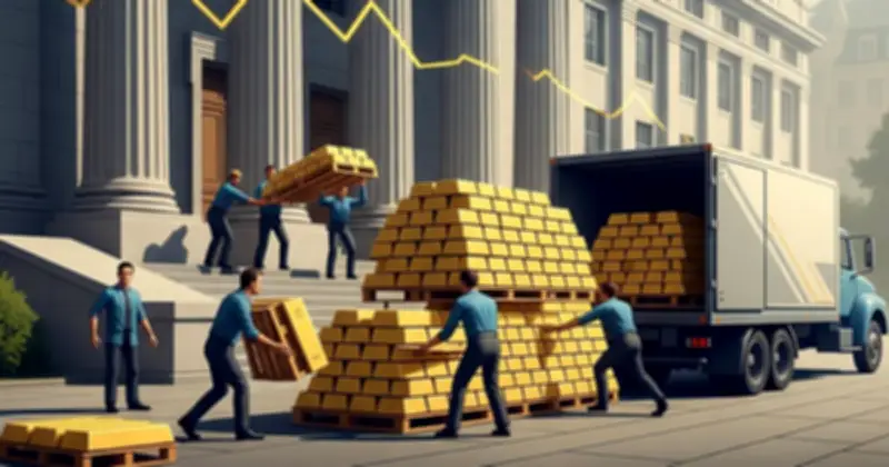 Áp lực chiến tranh đảo chiều thị trường: Ngân hàng trung ương bán vàng ồ ạt