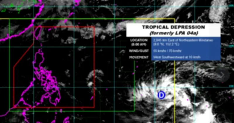 Áp thấp nhiệt đới sắp mạnh thành bão Sinlaku, tiềm ẩn nguy cơ siêu bão đầu năm 2026