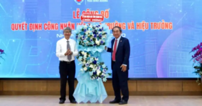 PGS-TS Hồ Thanh Phong Làm Hiệu Trưởng ĐH Thái Bình Dương, Đặt Mục Tiêu 16.500 Sinh Viên