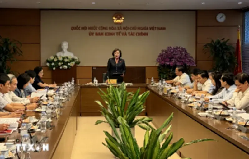 Phó Chủ tịch Quốc hội làm việc với Thường trực Ủy ban Kinh tế và Tài chính
