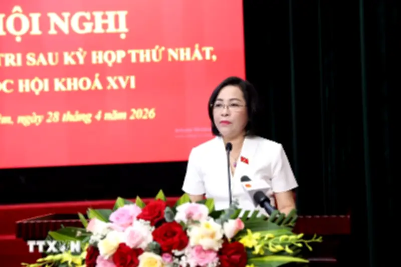 Phó Chủ tịch Quốc hội Nguyễn Thị Thanh tiếp xúc cử tri tại Ninh Bình