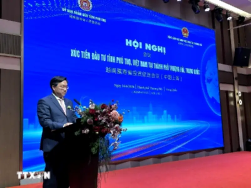 Phú Thọ đẩy mạnh thu hút đầu tư với 39 doanh nghiệp lớn từ Thượng Hải