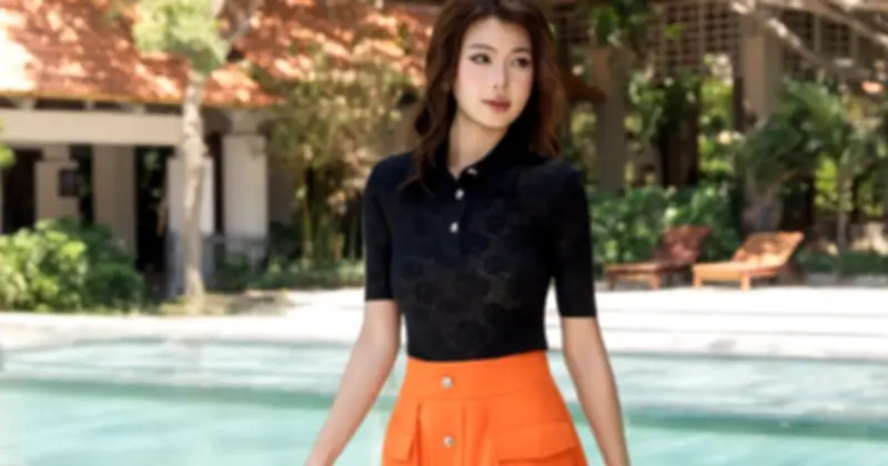 Phối chân váy xòe cùng áo nữ tính cho phong cách công sở mới mỗi ngày