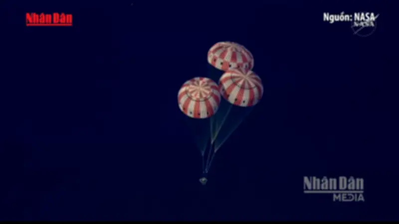 Phi hành đoàn Artemis II hoàn thành hành trình thử nghiệm, trở về Trái Đất an toàn