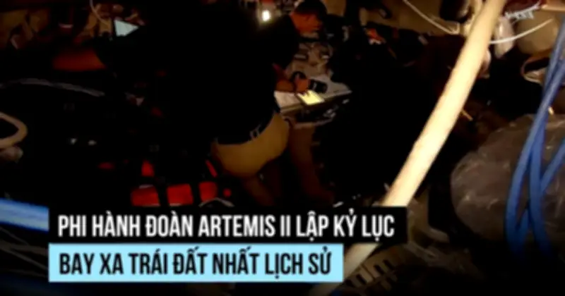 Phi hành đoàn Artemis II phá kỷ lục Apollo 13, hướng tới Mặt Trăng và Sao Hỏa