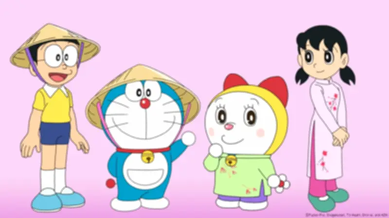 Phim Doraemon đặc biệt về Việt Nam: Nobita đội nón lá, Shizuka diện áo dài