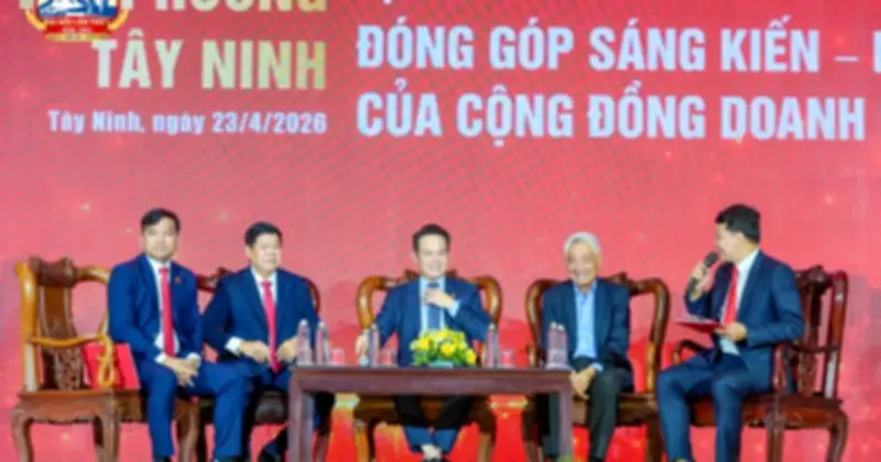 Phiên đối thoại thứ ba VPSF 2026 tại Tây Ninh: Doanh nghiệp hiến kế đột phá