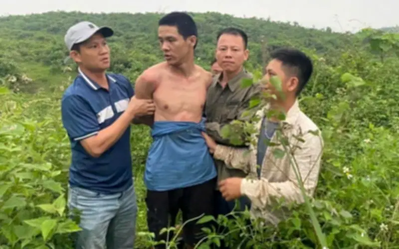 Phạm nhân giết người trốn trại bị bắt sau gần 20 giờ ở Hòa Bình