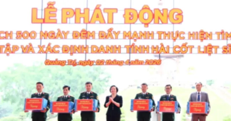 Phát động chiến dịch 500 ngày đêm tìm kiếm, quy tập hài cốt liệt sĩ tại Quảng Trị