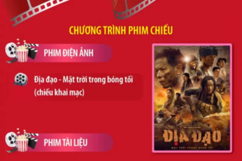 Phát động tổ chức đợt phim kỷ niệm các ngày lễ lớn năm 2026