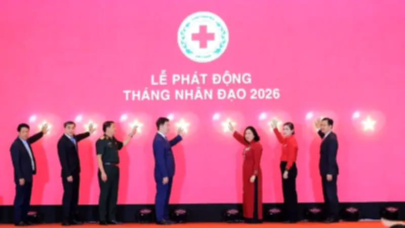 Phát động Tháng Nhân đạo 2026: Hành trình nhân ái vì cộng đồng