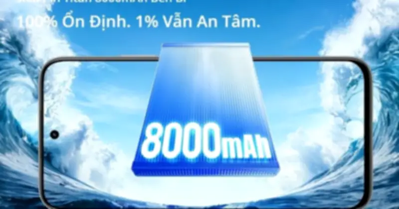 Pin 8.000mAh: Trải nghiệm 'quên' và nhu cầu thực tế của người dùng Việt