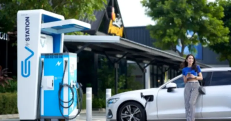 PTT Thái Lan đầu tư 1,84 tỷ USD để gấp đôi trạm sạc xe điện, chuyển mình thành trung tâm dịch vụ