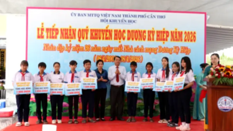 Quỹ Khuyến học Dương Kỳ Hiệp: 14 năm lan tỏa giá trị nhân văn tại Cần Thơ