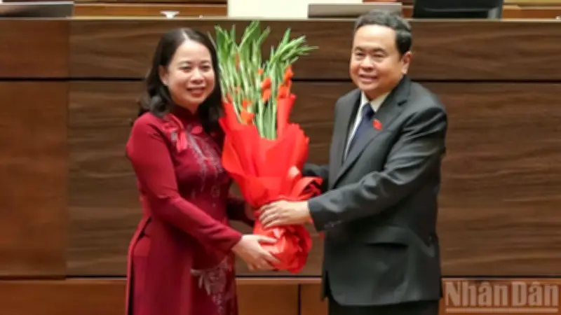 Quốc hội bầu Phó Chủ tịch nước Võ Thị Ánh Xuân với 100% phiếu tán thành