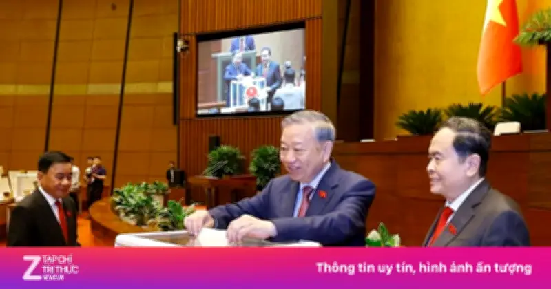 Quốc hội khóa XVI tiến hành bầu Chủ tịch bằng phiếu kín tại Nhà Quốc hội