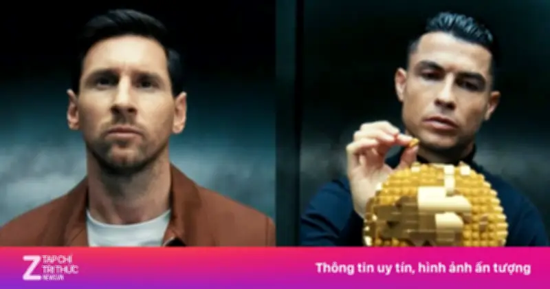 Quảng cáo LEGO với Ronaldo, Messi: Clip hậu trường gây sốc, nghi vấn quay riêng từng sao
