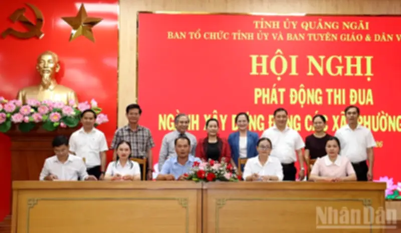 Quảng Ngãi Phát Động Phong Trào Thi Đua Xây Dựng Đảng Với Chủ Đề Đoàn Kết - Sáng Tạo