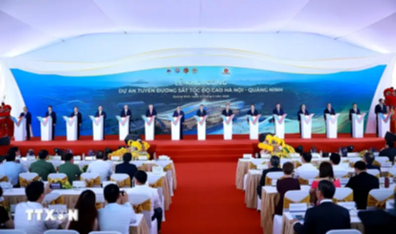 Quảng Ninh lập tổ công tác giải phóng mặt bằng dự án đường sắt 5,6 tỷ USD